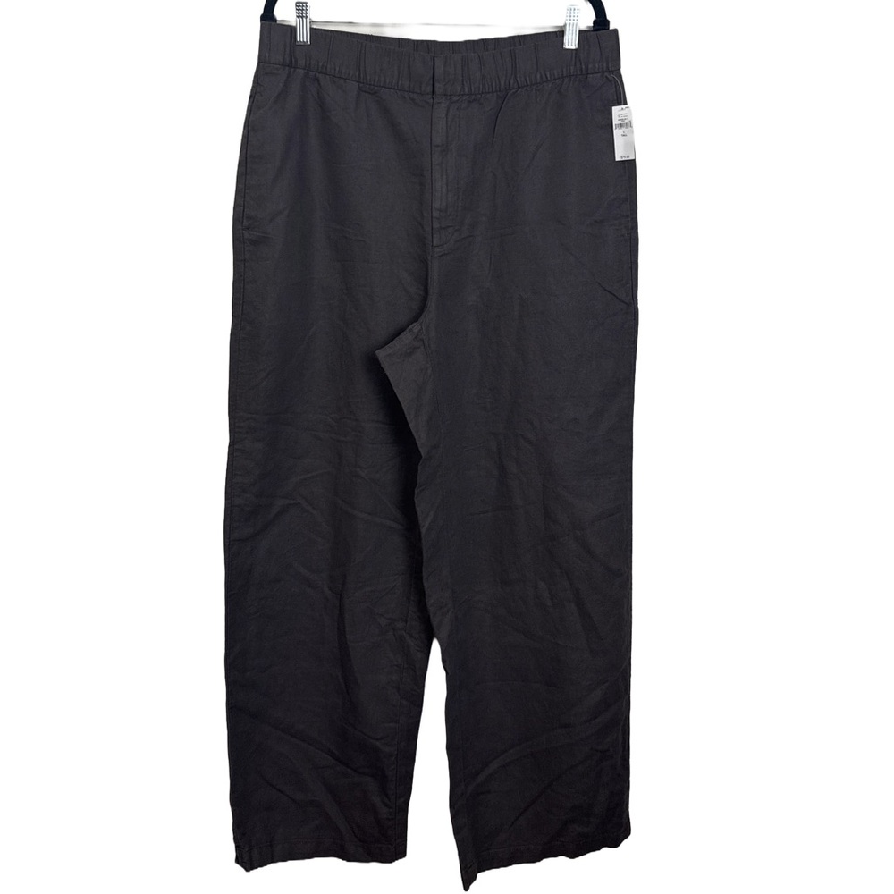 NWT GAP Linen-Blend Pull-On Trousers | Large Tall